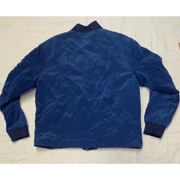 Nike Track Jacket Windbreaker Full Zipper Men’s Size L Large Color Navy Blue - Picture 8 of 8